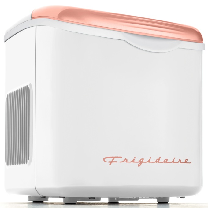Frigidaire Retro 26-lb. Ice Maker, White, large
