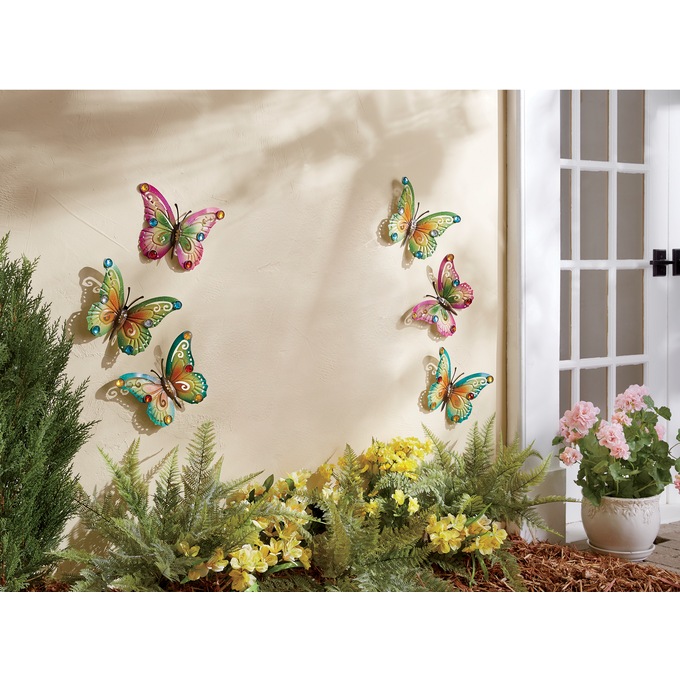 3-Piece Jeweled Butterfly Set, , large
