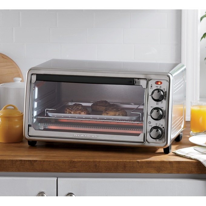Hamilton Beach 6-Slice Toaster Oven, , large