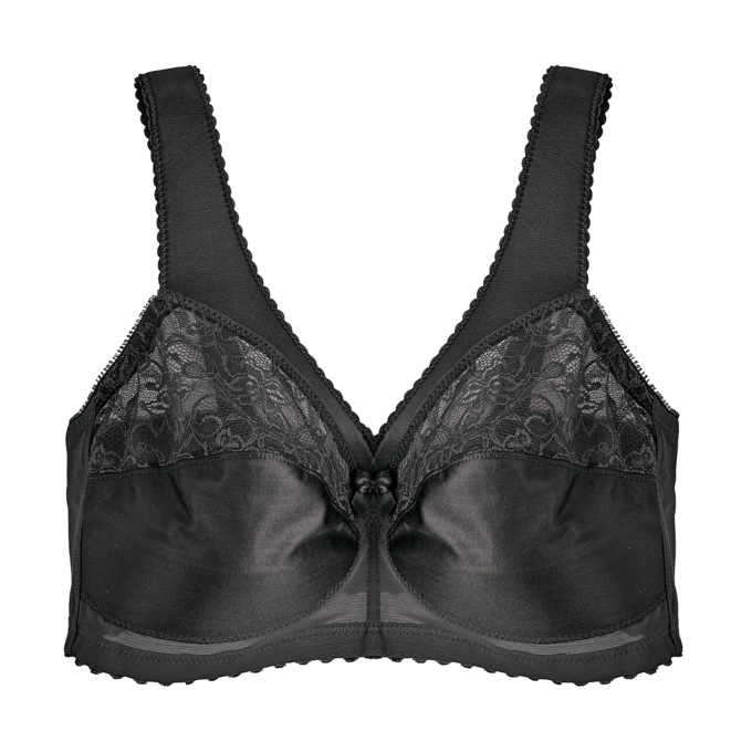 Glamorise® MagicLift® Full Figure Support Bra, Black, large