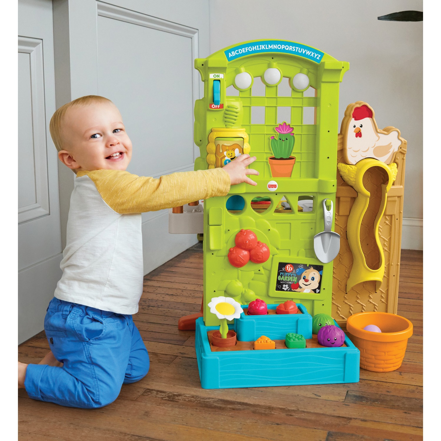 Fisher Price Laugh And Learn Grow The Fun Garden To Kitchen Playset Montgomery Ward