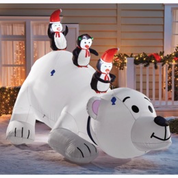 Inflatable Polar Bear, , large