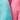 3-Pack of Knit Gloves, Turquoise Pink Purple, swatch