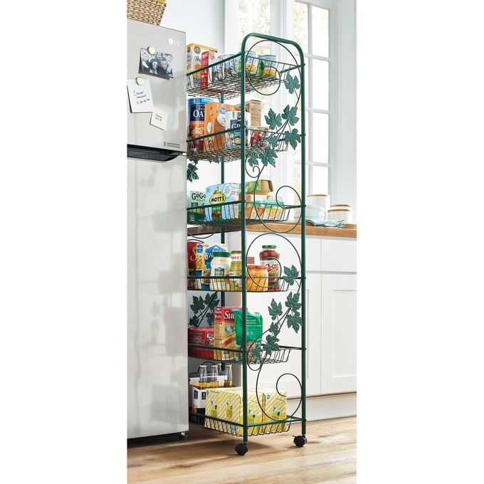 Ginny&rsquo;s Leafy-Scroll Mobile Storage Tower, , large