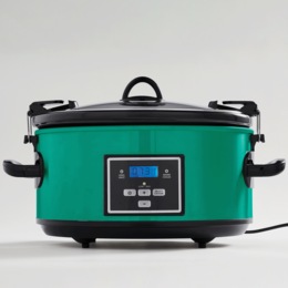 6-Quart Digital Display Slow Cooker, , large