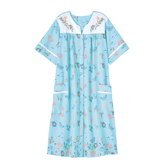 Duster With Embroidered Yoke, , large