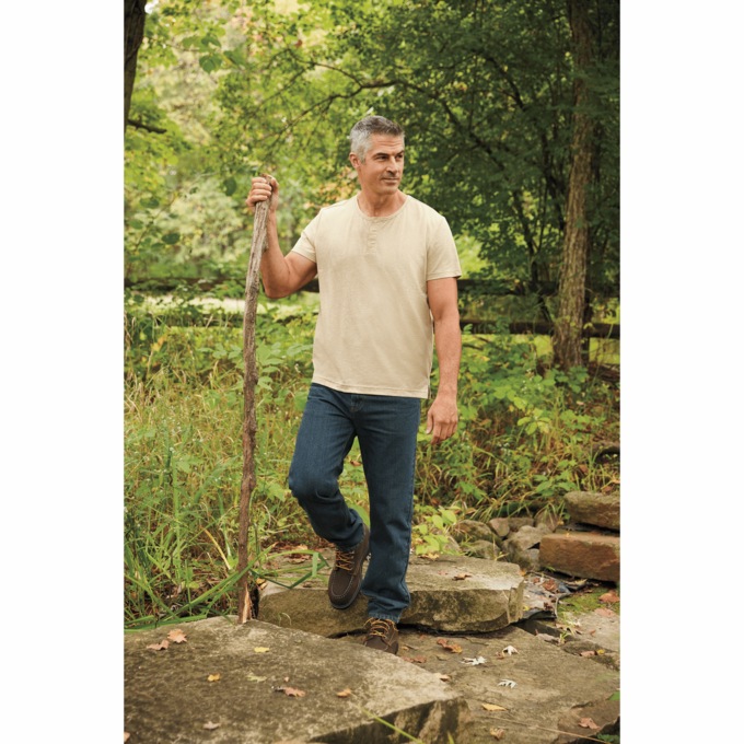 Outdoor Short-Sleeve Henley, , large