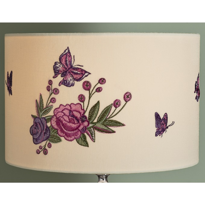 Embroidered Butterfly Table Lamp, , large