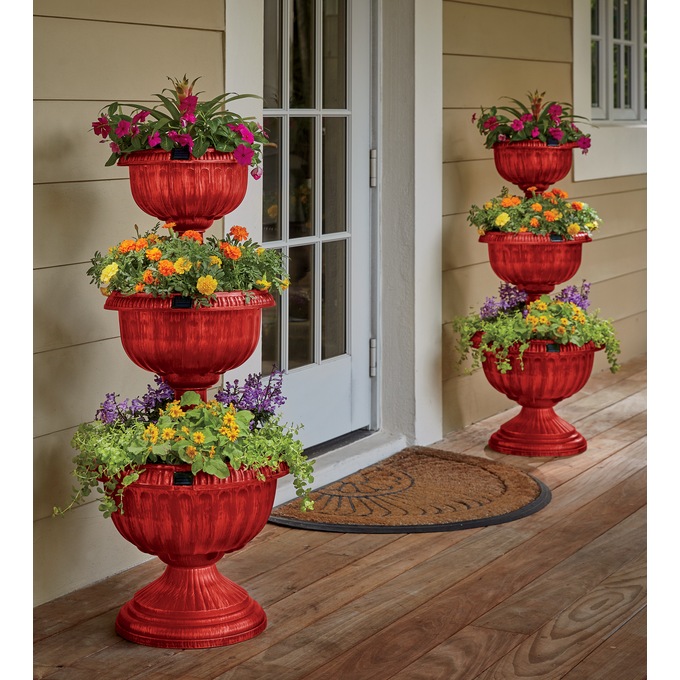 Solar Tiered Planter, , large