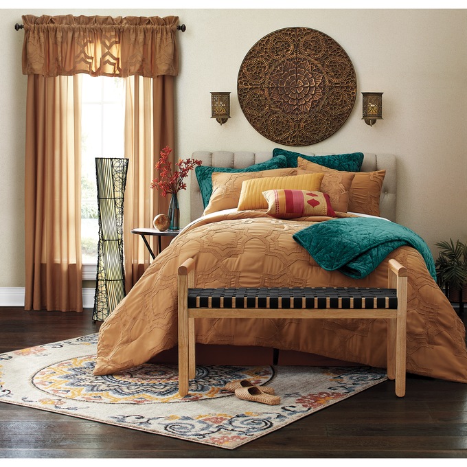 Amirah Jacquard 7-Piece Bedding Set, , large