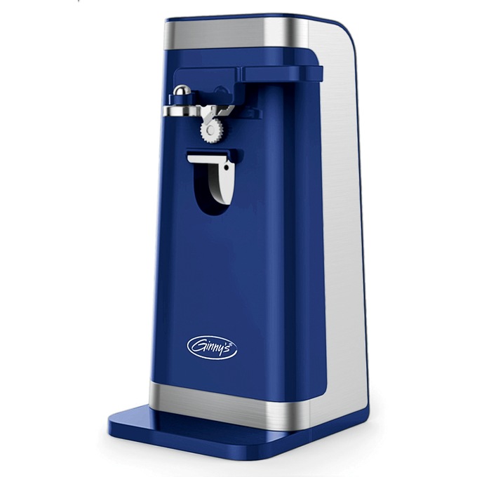 Montgomery Ward Ginny's Twilight Blue 50W Electric Can Opener with  Stainless Steel Blade and Knife Sharpener (Twilight Blue)