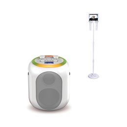 Singing Machine Wireless Pedestal Karaoke System &amp; Bluetooth Speaker, , large
