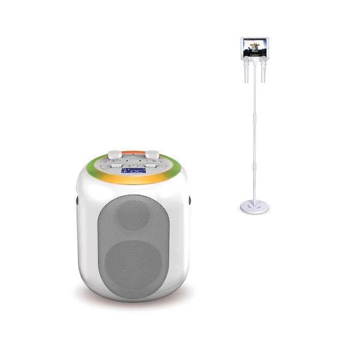 Singing Machine Wireless Pedestal Karaoke System & Bluetooth Speaker, , large
