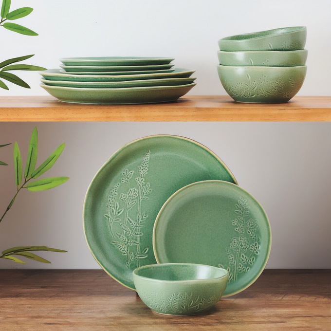 Pfaltzgraff Carrie 12-Piece Dinnerware Set, , large