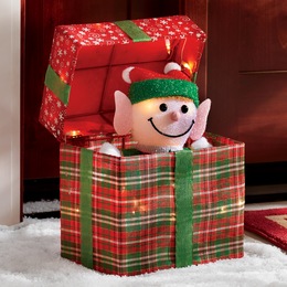 Pop-Up Elf Lawn D&amp;eacute;cor, , large