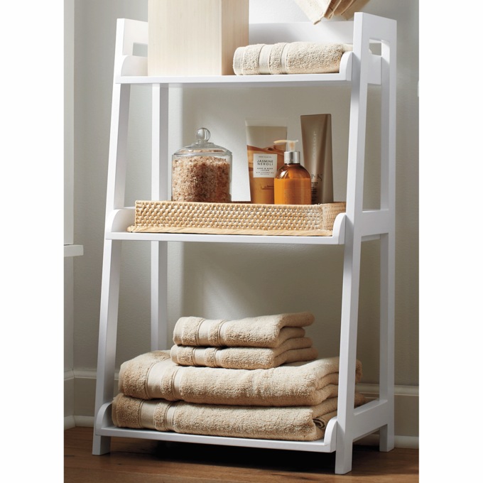 Taos 3-Tier Bathroom Floor Shelf, , large