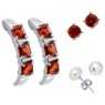 Gemstone 3 PC Earring Set, , large