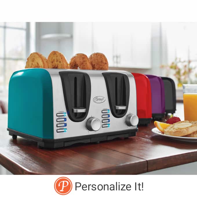 Ginny’s Essential 4-Slice Toaster with 7 Browning Levels, , large