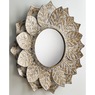 Embossed Leaves Decorative Wall Mirror, , large