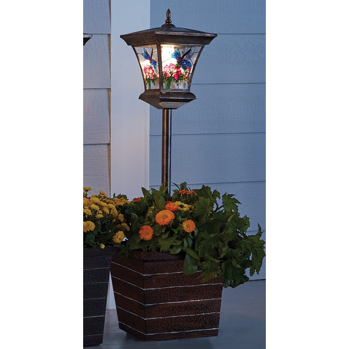 Solar uplighters for plant pots best sale