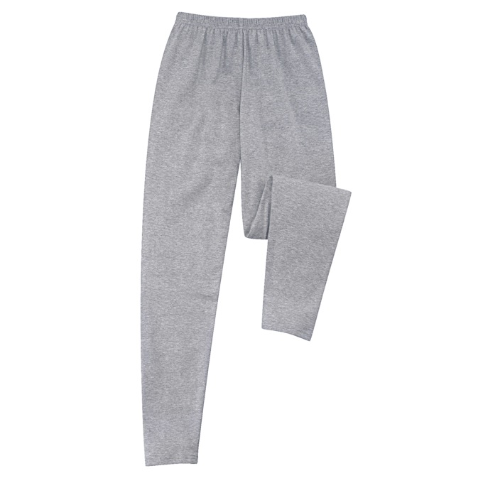 Classic Knit Leggings, Heather Gray, large