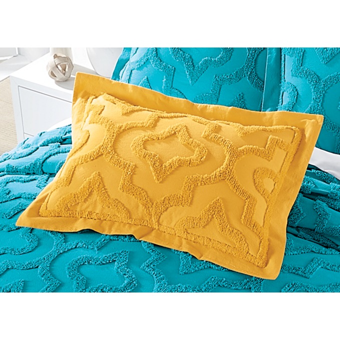 Color Connection Chenille Sham, , large