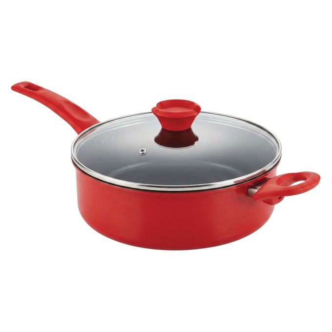 Chef Tested 42-Piece Mega Kitchen Set by Wards, Red, large
