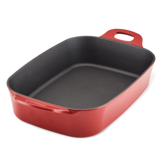 Rachael Ray Nitro 4-qt. Cast Iron Roasting Pan, , large