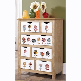 Fall Patchwork Cabinet, , large