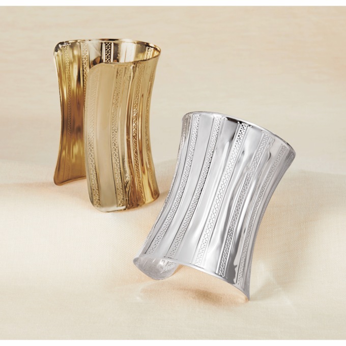 Ribbed Wide Cuff, , large