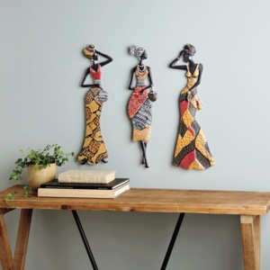 Global Lady Wall Art, , large