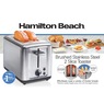 Hamilton Beach Stainless Steel 2-Slice Toaster, Stainless Steel, large