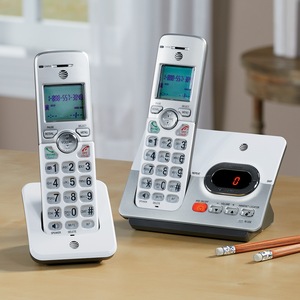 AT&T 2-Handset Phone System with Answering Machine, , large