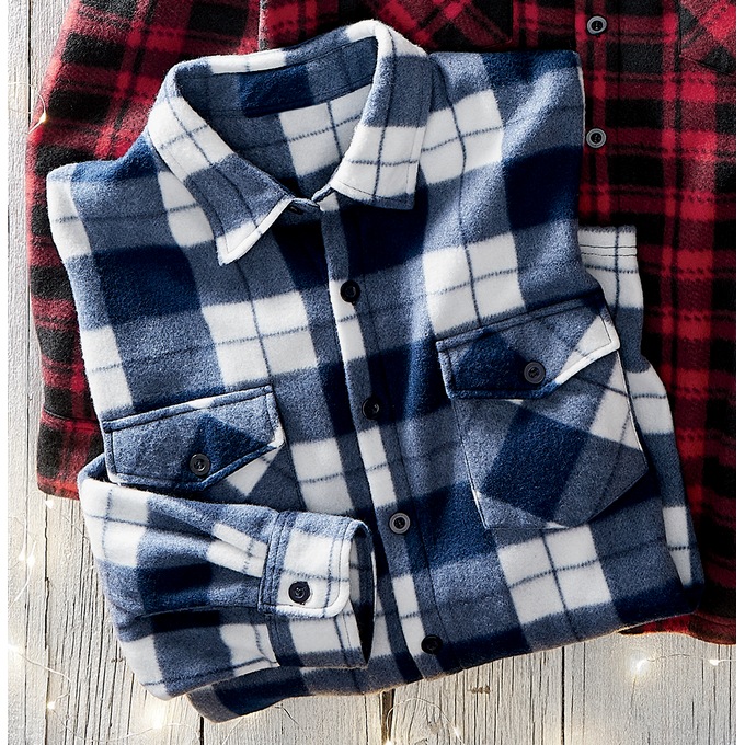 Men&#39;s Microfleece Flannel, , large
