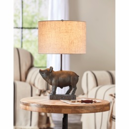Wilbur Pig Lamp, , large