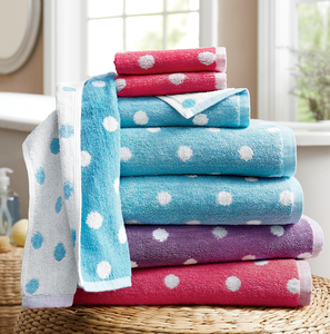 Dot 6-Piece Towel Set, , large