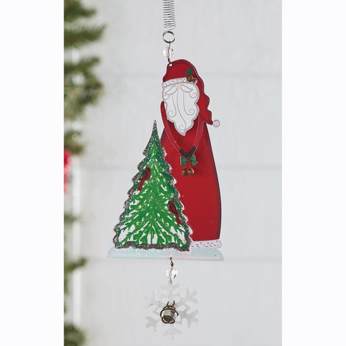 Santa or Angel Christmas Bouncy Décor, , large