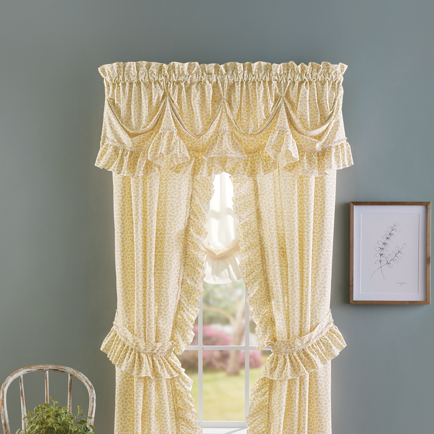 Mayfair Queen Anne Valance Montgomery Ward