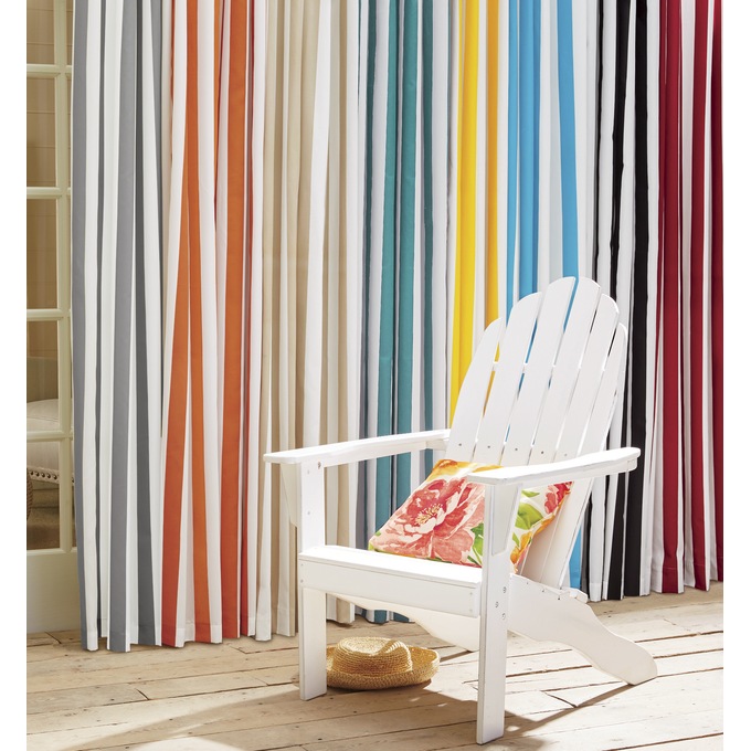 GrommetTop Outdoor Curtain Panel Montgomery Ward