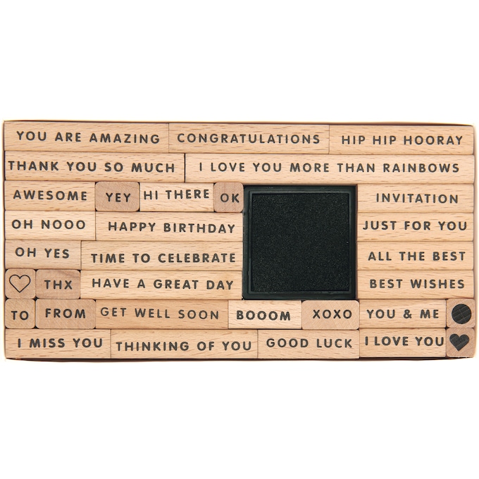 33-Piece Best Wishes Stamp Set, , large