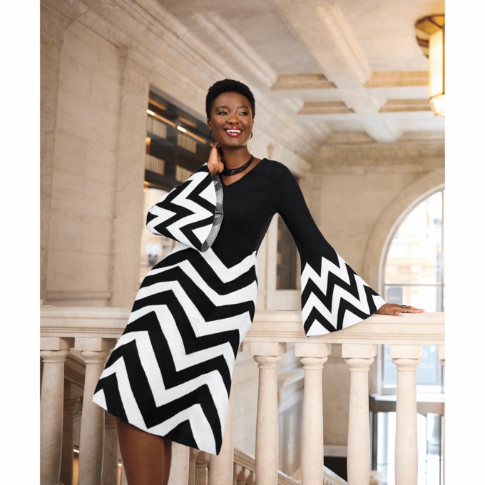 Flattering sweater dress clearance