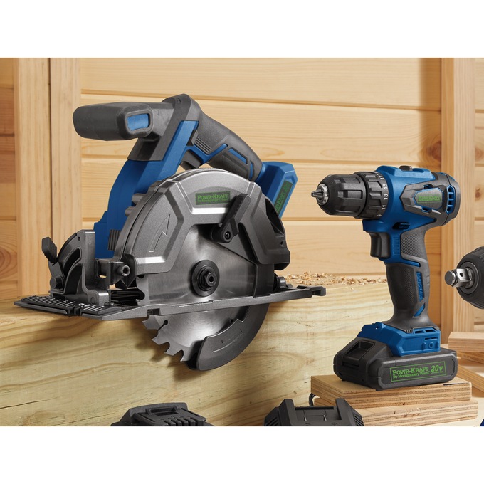 Powr-Kraft 20V Circular Saw by Montgomery Ward, , large