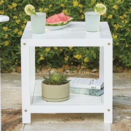 Nantucket Outdoor End Table, , large