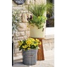 Set of 2 Gingham Check Planters, , large
