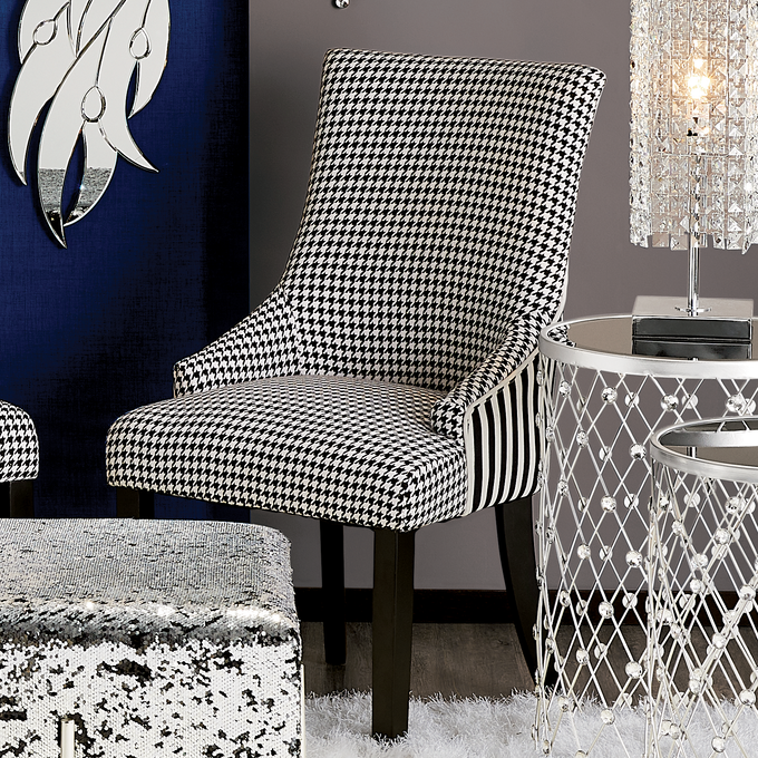 Houndstooth Chair Montgomery Ward