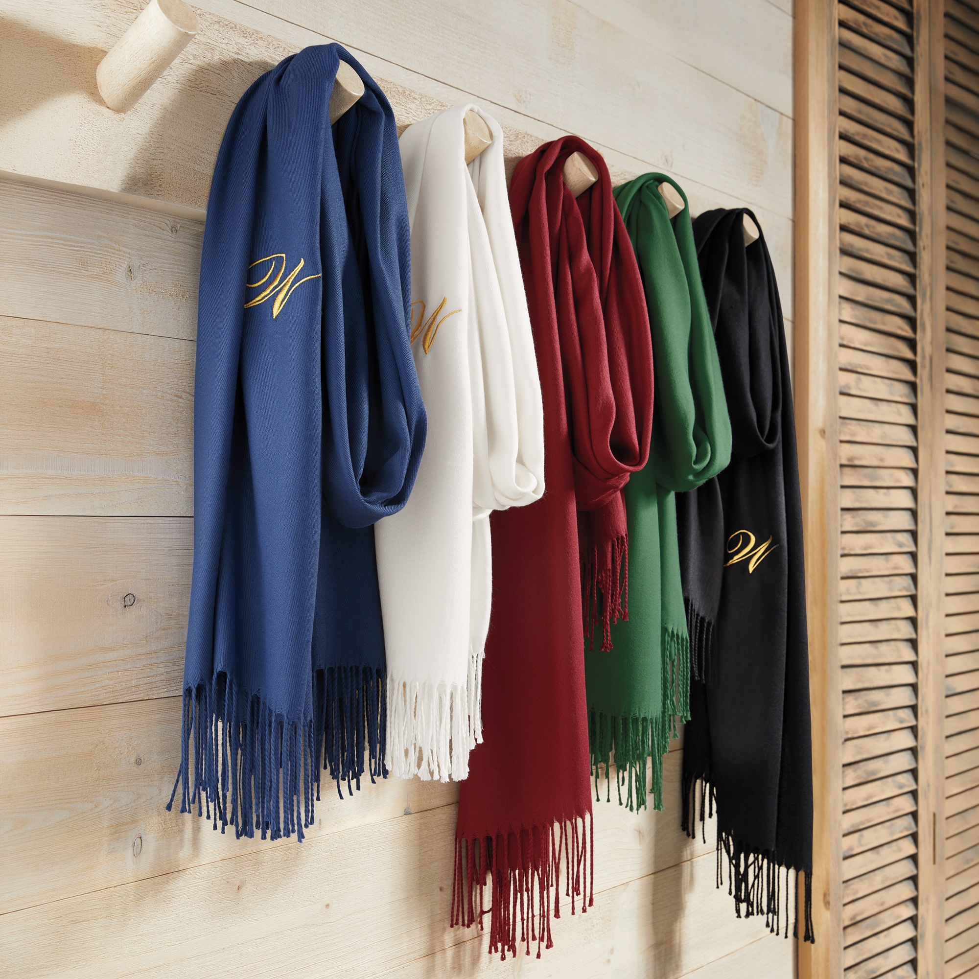 Personalized Fringe Scarf, , large
