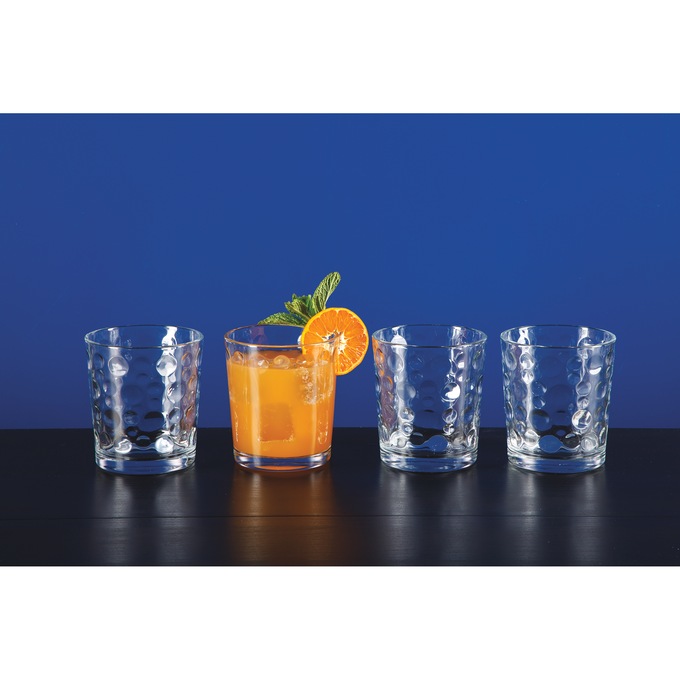 Gibson Home Great Foundations Set of 4 Double Old Fashioned Glasses, , large