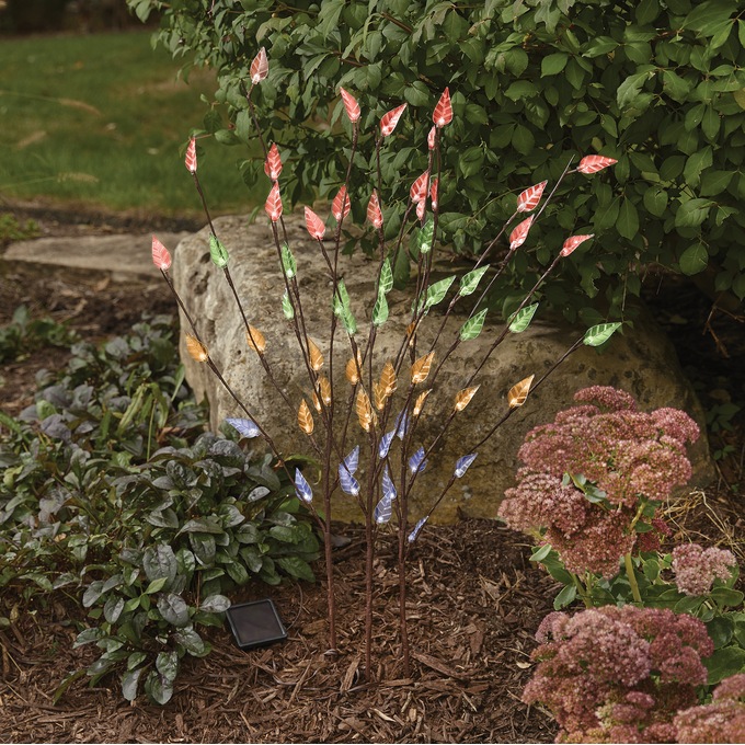 Set of 3 Lit Solar Branches, , large