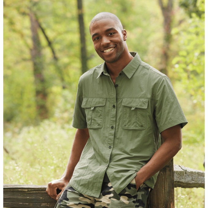 Outdoor Short Sleeve Utility Shirt Montgomery Ward