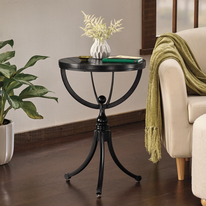 Pedestal End Table, , large